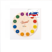 Палитра. Основа круглая с цветными фишками - «globural.ru» - Мытищи