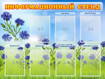 Стенд информационный с 7 карманами - «globural.ru» - Мытищи