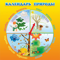 Стенд "Календарь природы" 0.5x0.5 - «globural.ru» - Мытищи