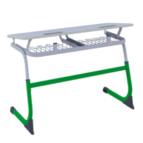 Парта двухместная Smarty регулируемая по высоте с углом наклона столешницы - «globural.ru» - Мытищи