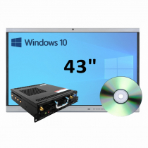 Интерактивная панель 43" (встроенный ПК, Win10) - «globural.ru» - Мытищи