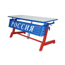 Стол ученический двухместный "Патриот-2п" на газовом лифте (р.гр. № 3-7 и наклоном столешницы ) - «globural.ru» - Мытищи