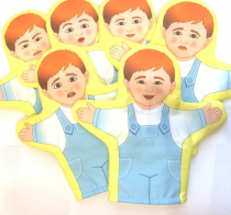 Набор кукол - рукавичек "Эмоции. Мальчики" - «globural.ru» - Мытищи