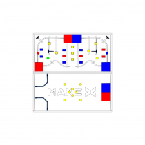Соревновательное поле с элементами MakeX 2019 City Guardian Arena Expansion Kit for Blue Planet - «globural.ru» - Мытищи