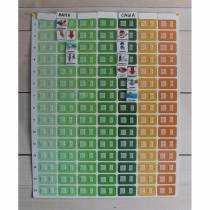 Панель для визуального расписания с цветными ячейками - «globural.ru» - Мытищи