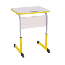 Парта одноместная Smarty Key с полиуретановой кромкой регулируемая по высоте  - «globural.ru» - Мытищи