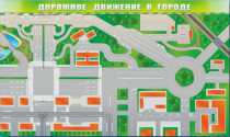 Доска магнитно-маркерная панорамная "Дорожное движение в городе" - «globural.ru» - Мытищи