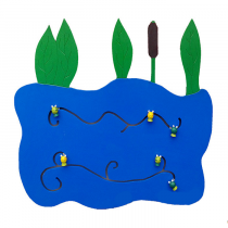 Декоративно-развивающая панель «Пруд» (вариант 1) - «globural.ru» - Мытищи