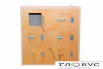 Тактильно-развивающая панель с шестью замочками и задвижками - «globural.ru» - Мытищи