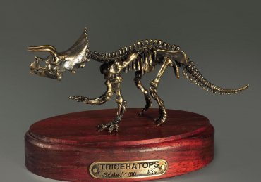 Модель скелета динозавра Triceratops - «globural.ru» - Мытищи