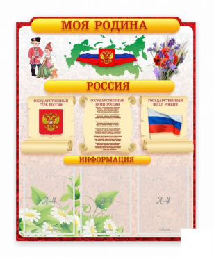Стенд "Наша родина Россия" - «globural.ru» - Мытищи