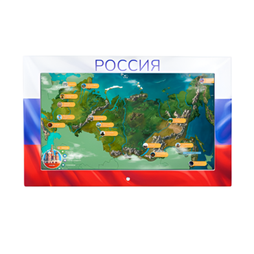 Интерактивная панель «Цвета России»  - «globural.ru» - Мытищи