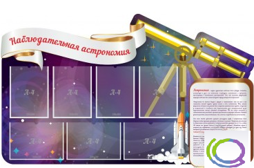 Стенд "Наблюдательная астрономия" - «globural.ru» - Мытищи