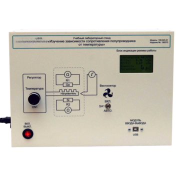 Установка «Температурная зависимость электропроводности полупроводников»  - «globural.ru» - Мытищи